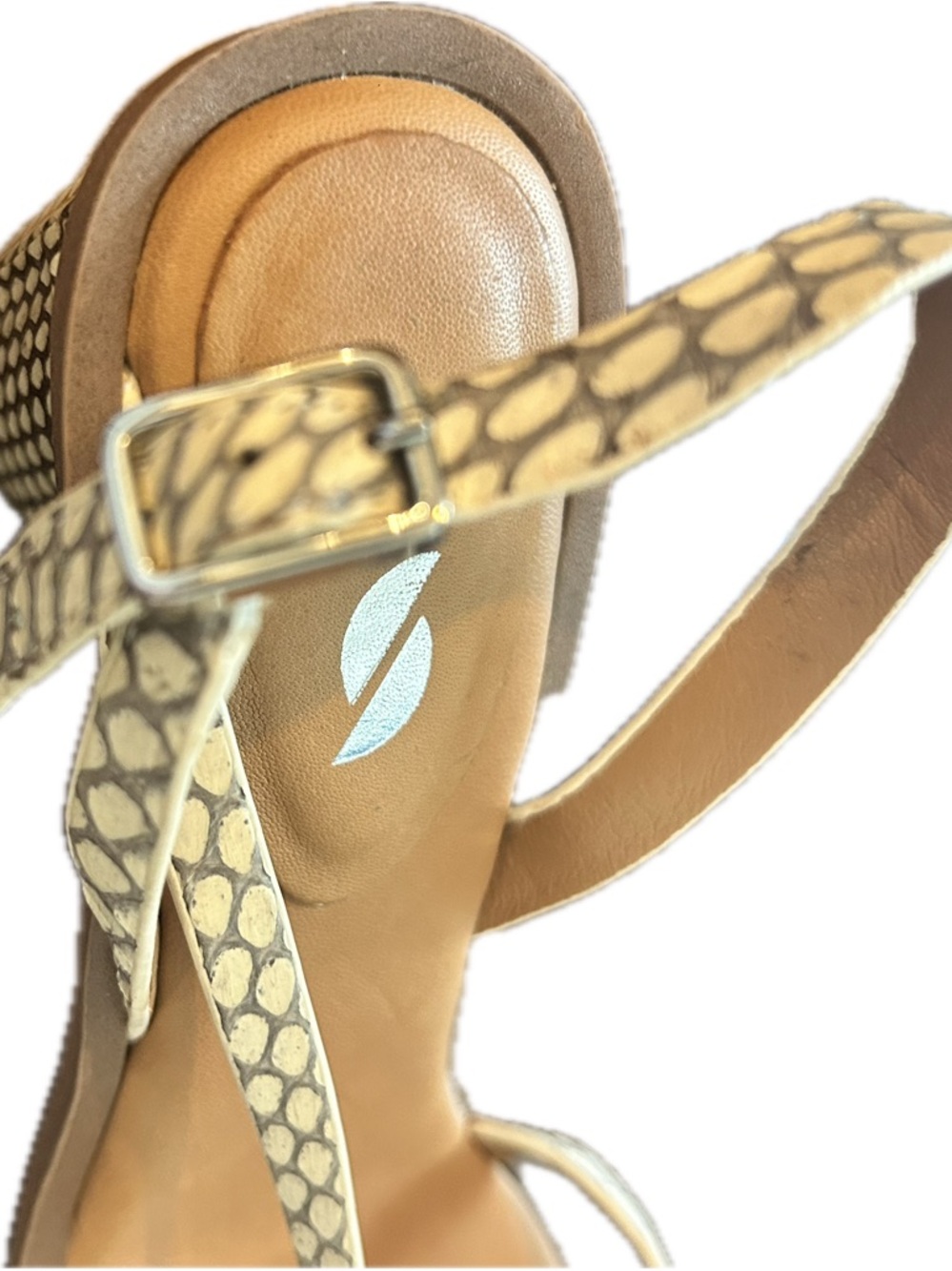 SARTO By Franco Sarto Rache 2 Snake-Print Block Heel Sandals - Picture 10 of 11